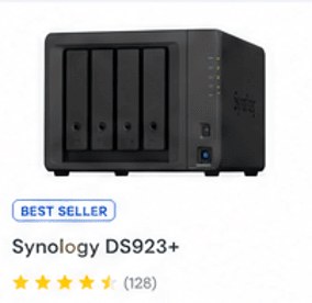 Synology DS923+ – Best seller, 4.5 sao (128)