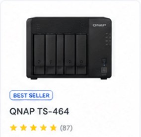 QNAP TS-464 – Best seller, 5 sao (87)