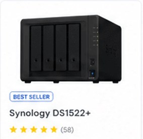 Synology DS1522+ – Best seller, 5 sao (58)