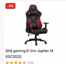 Ghế gaming E-Dra Jupiter M EGC2022