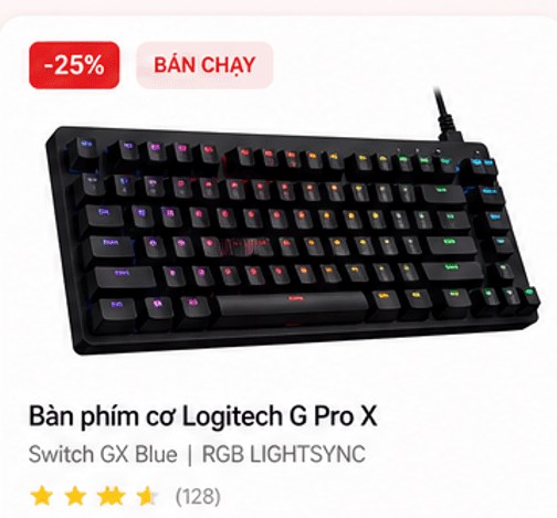 Bàn phím cơ Logitech G Pro X