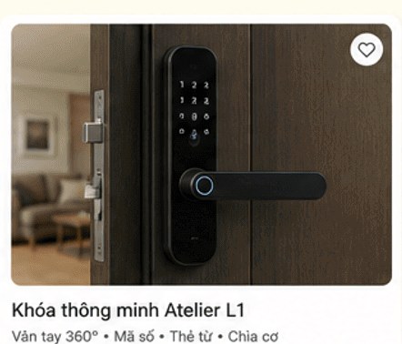 Khóa thông minh Atelier L1