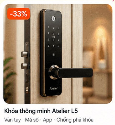 Khóa thông minh Atelier L5