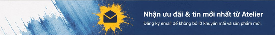 Nhận ưu đãi & tin mới nhất từ Atelier