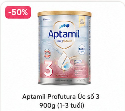 Aptamil Profutura Úc số 3 900g (1-3 tuổi)