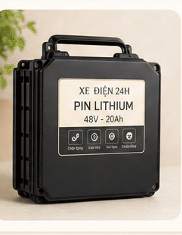 Ảnh Pin Lithium 48V 20Ah