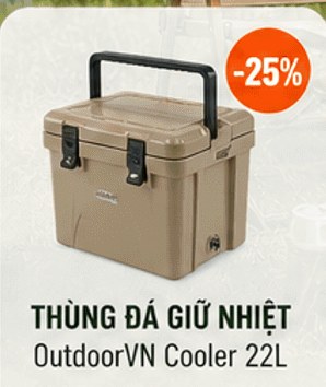 Thùng đá giữ nhiệt OutdoorVN Cooler 22L – giảm 25%