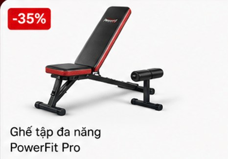 Ghế tập đa năng PowerFit Pro