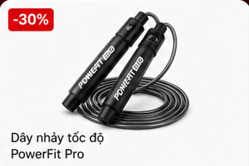 Dây nhảy tốc độ PowerFit Pro