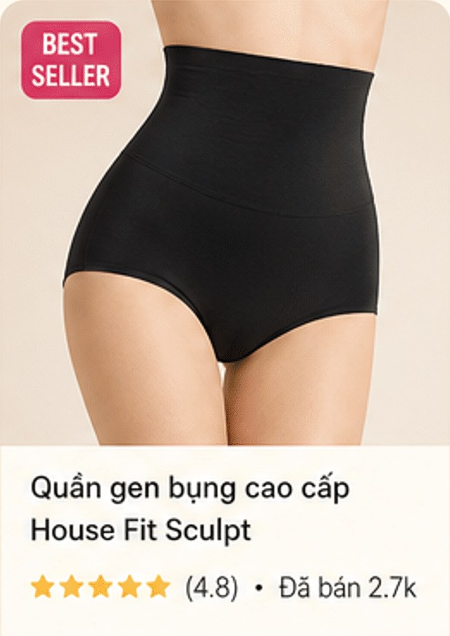 Quần gen bụng cao cấp House Fit Sculpt