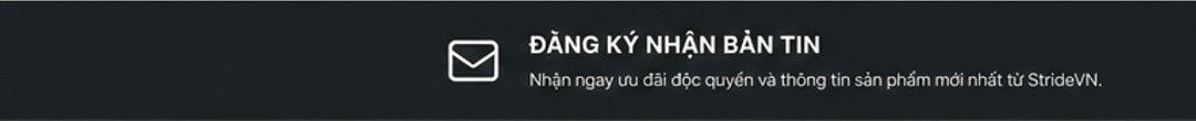Đăng ký nhận bản tin – nhận ngay ưu đãi độc quyền và thông tin sản phẩm mới nhất