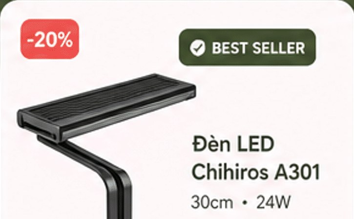 Đèn LED Chihiros A301 30cm 24W
