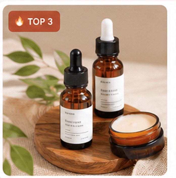Sản phẩm Top 3: Serum thiên nhiên Dưỡng ẩm & Phục hồi da