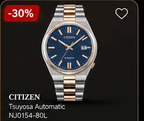 Citizen Tsuyosa Automatic NJ0154-80L – giảm giá flash sale