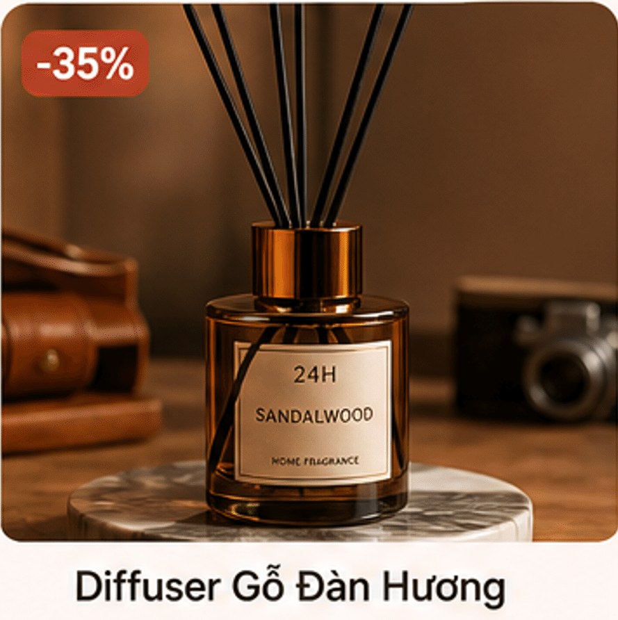 Diffuser Gỗ Đàn Hương – giảm 35%