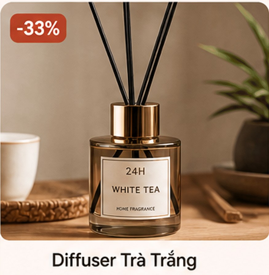 Diffuser Trà Trắng – giảm 33%