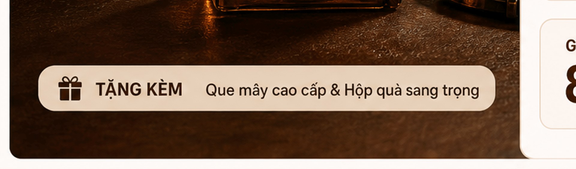 Chai diffuser Oud Leather – tặng kèm que mây cao cấp và hộp quà sang trọng