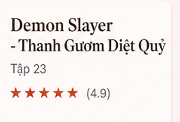 Demon Slayer – Thanh Gươm Diệt Quỷ, Tập 23, đánh giá 4.9