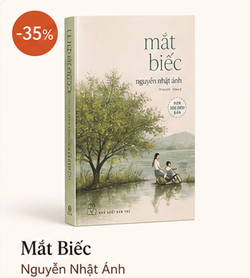 Mắt Biếc – Nguyễn Nhật Ánh, giảm 35%