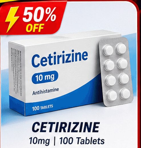 Cetirizine 10mg – giảm 50%